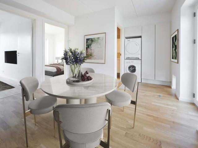 Moderne 3 værelses med altan nær Aarhus C