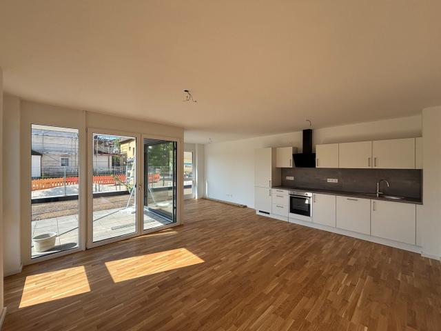 Moderne 3 Zimmer Neubauwohnung im Erdgeschoss mit sonniger Terrasse in toller Lage