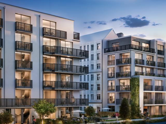 Moderne 3 Zimmer Terrassenwohnung im Innenhof unweit des Maybachufers
