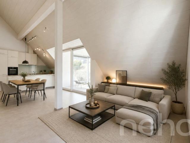Moderne 4.5 Z' Dachwohnung mit an zentraler und dennoch ruhiger Lage
