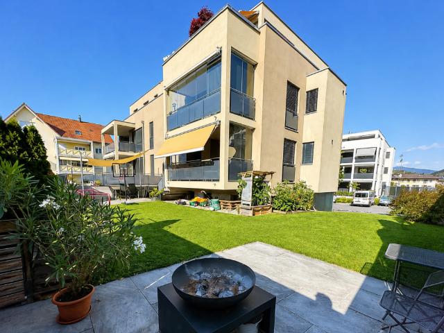 Moderne 4.5 Zimmer Gartenwohnung an zentraler Lage in Widnau