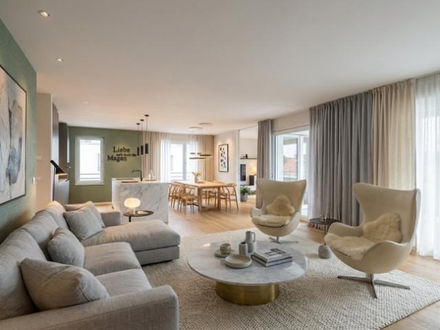 Moderne 5.5 Zimmer Neubauwohnung in nachhaltiger Bauweise in Muolen
