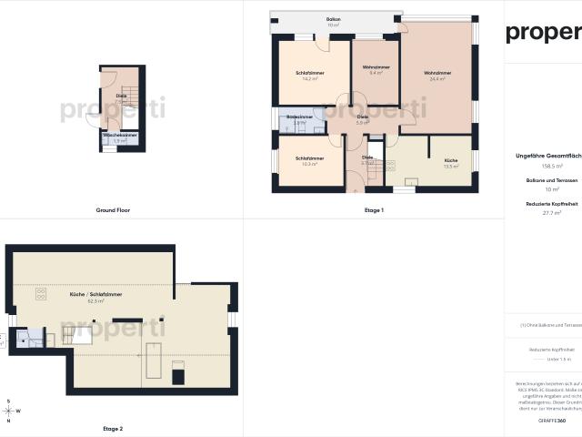 Moderne 5.5 Zimmer Wohnung mit Balkon und mehreren Terrassen in Günsberg möbliert