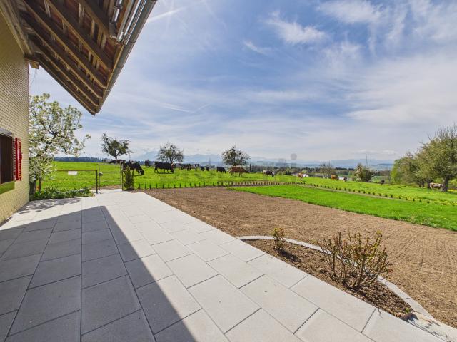 Modernes 3.5 Zimmer Farmhaus inmitten idyllischer Natur in Gunzwil