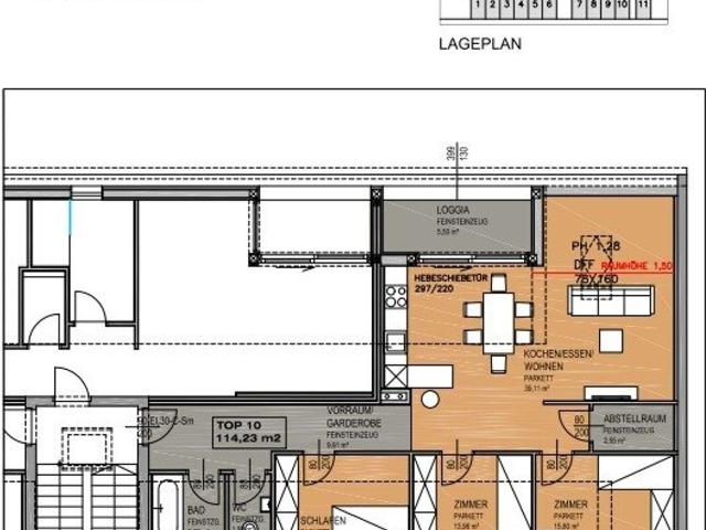 Modernes Wohnen in historischem Gebäude