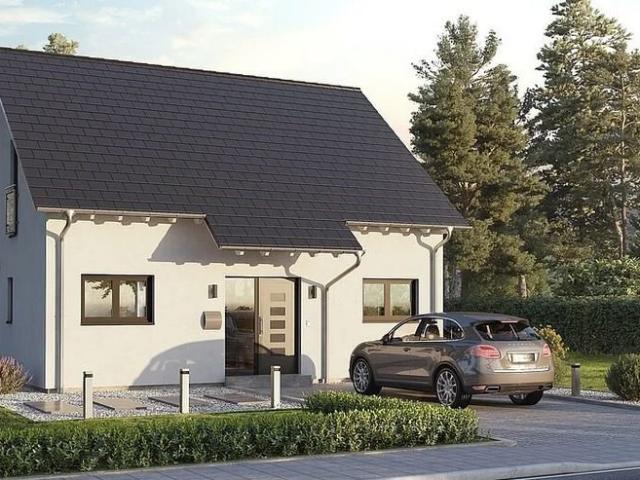 modernes Einfamilienhaus mit großzügigem Grundriss