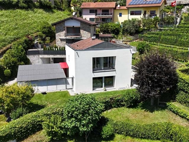 Modernes Einfamilienhaus mit Portico