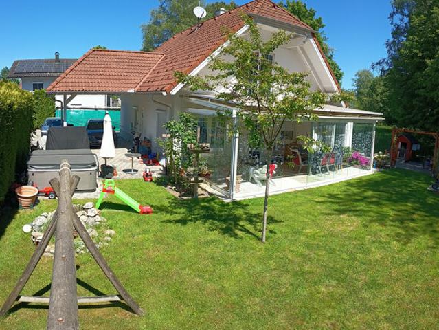 Modernes Einfamilienhaus provisionsfrei, mit Wintergarten, Whirlpool und großem Garten zentrumsnah in Sackgasse
