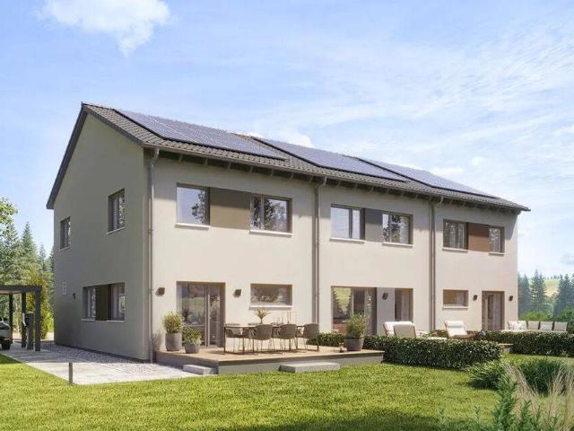 Modernes Reihenendhaus in Sigmaringen Neubauprojekt mit Hanse Haus