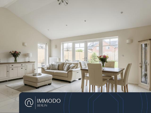 ? Moderner Bungalow 4Zi, 120qm mit schönem Garten und 602qm Garten