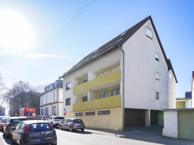 Modernisierte 1 Zimmer Wohnung in Heilbronner Innenstadt mit Loggia, EBK, Tageslichtbad & Stellplatz