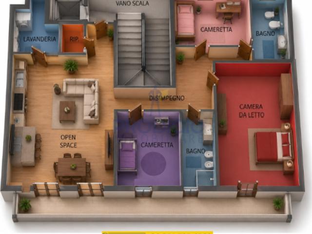 Modernissimo appartamento di nuova costruzione al 4 piano in vendita a Barletta