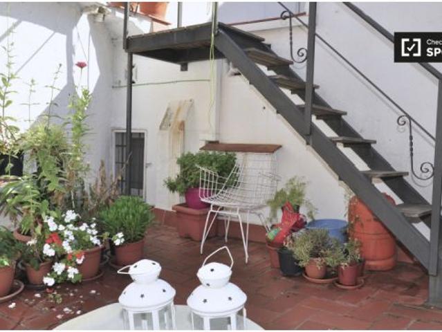 Moderno apartamento de 1 dormitorio con gran terraza en alquiler en El Born