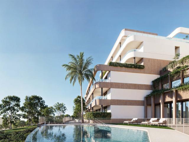 Moderno Apartamento de 2 Dormitorios con Impresionantes Vistas al Campo de Golf y Comodidades de Estilo Resort