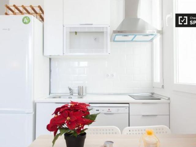 Moderno apartamento de 2 dormitorios con terraza en alquiler en el centro de Lavapiés, cerca del met