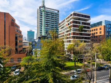 Moderno departamento vista despejada metro Alcántara
