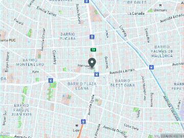 Moderno departamento de 2 dormitorios estilo mariposa en Plaza Egaña