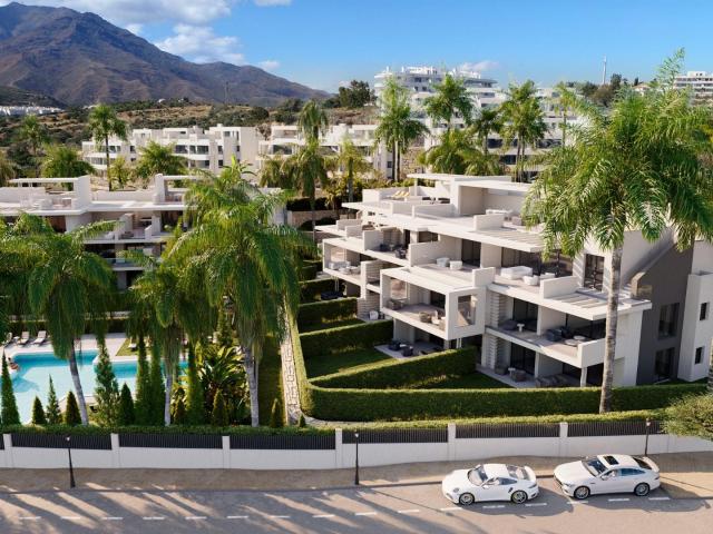 Moderno Residencial en Estepona: Amplios apartamentos con soleadas terrazas