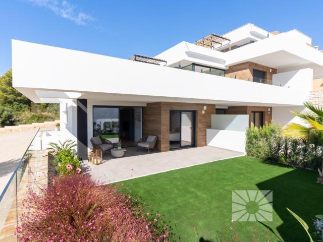 Modernos apartamentos de obra nueva de 3 dormitorios y 2 bañ. 191m² Moraira