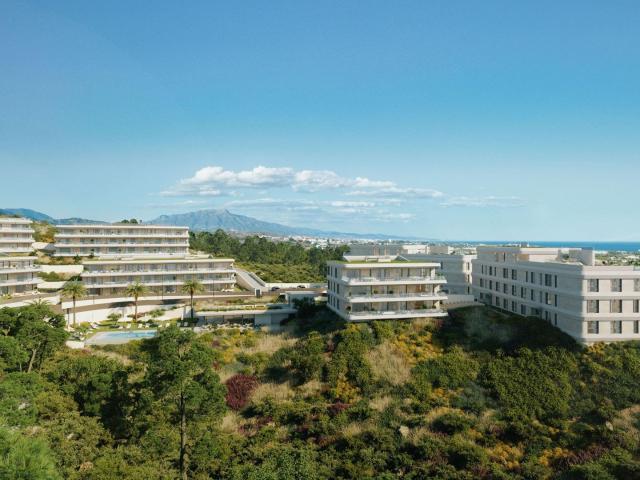 Modernos apartamentos de nueva construcción en Selwo Estepona, cerca de la playa y del golf