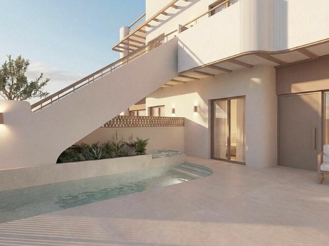 Modernos bungalows de 2 habitaciones con piscina privada en Pilar de la Horadada