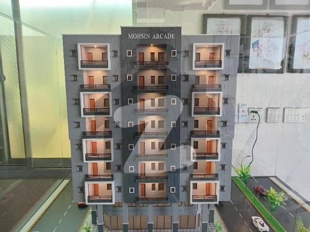 Mohsin Arcade 2 Bed Drawing & Dining Luxury Apartment for Sale in Shah Faisal Town