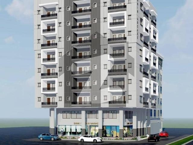 Mohsin Arcade 2 Bed Drawing & Dining Luxury Double Terrace Apartment for Sale in Shah Faisal Town