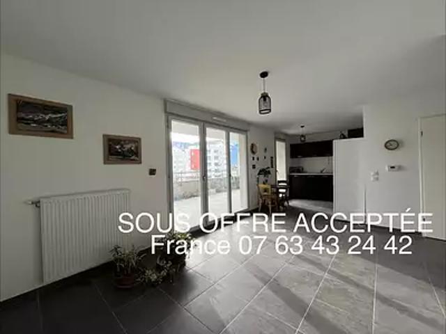 Moirans 38430 Achat / Vente appartement 2 pièces t2 au dernier étage