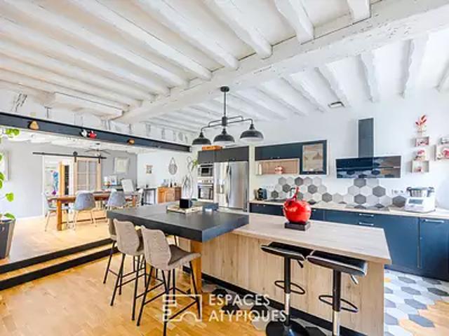 Moisson 78840 Achat / Vente maison 7 pièces t7 au dernier étage cave