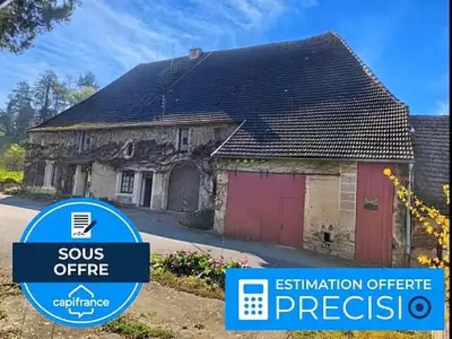 Moissey 39290 Achat / Vente maison 5 pièces t5 jardin