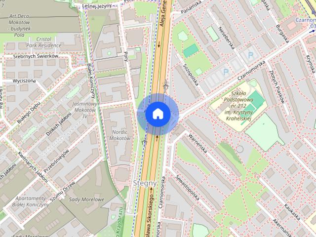 Mokotów Al. Sikorskiego 2 pokoje 48 m2 + garaż
