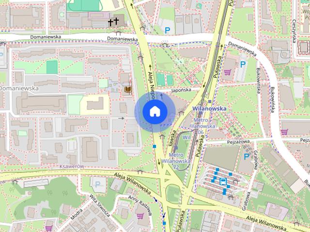 Mokotów 3 pokoje, 4 minuty od metro Wilanowska. Klimatyzacja, parking
