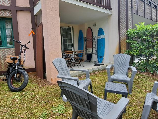 Moliets plage appartement T2 rez de jardin