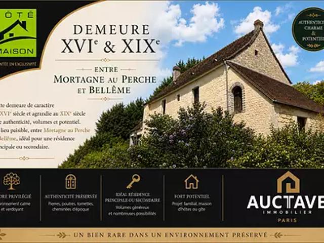Mortagne au Perche 61400 Achat / Vente maison 5 pièces t5 au dernier étage