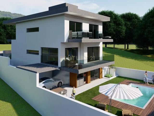 Moradia Nova com Vista Tejo, Piscina e Terraço Panorâmico a Poucos Minutos de Lisboa