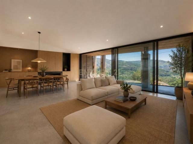Moradia Nova no Gerês com Vista Panorâmica de Rio e Montanha