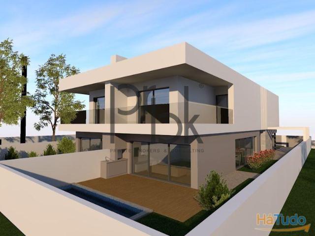 Moradia nova V4 com piscina na Aroeira, perto da praia | 26083537511