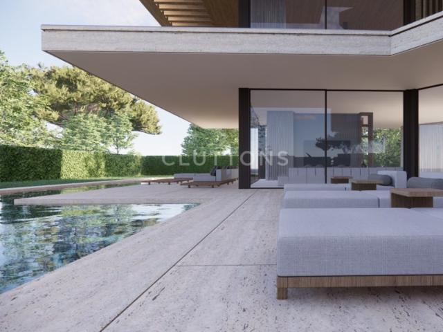 Moradia contemporânea, piscina, garagem, Birre Cascais