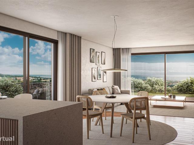 Moradia em Banda T2 +1 com vista mar em condomnio fechado de excelnc