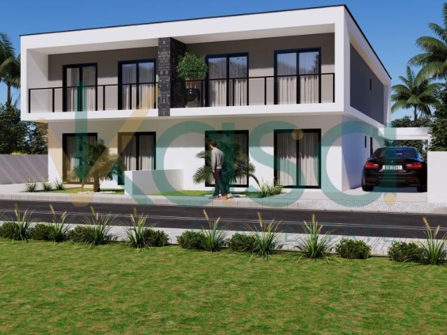 Moradia Geminada T4 com Piscina Design Contemporâneo | Fernão Ferro