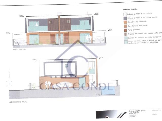 Moradia Geminada T4 com Piscina Excelentes Áreas e Acabamentos Modernos