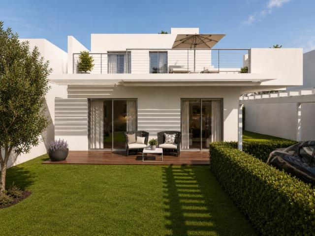 Moradia T4 com jardim em condomínio com piscina comum, Azeitão
