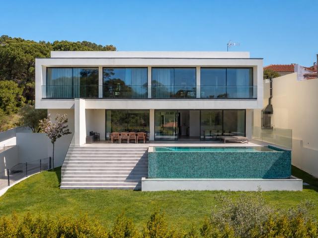 Moradia T4 Contemporânea Com Jardim E Piscina No Bairro Da M. 485m² Alcabideche