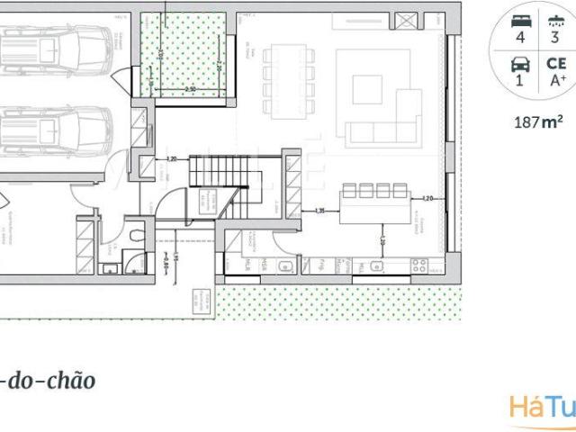 Moradia T4 geminada em construção | Santa Joana | 26074082657