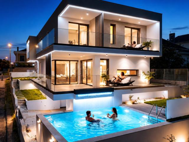 Moradia T5 com Piscina e Domótica Nova Construção na Charneca da Caparica