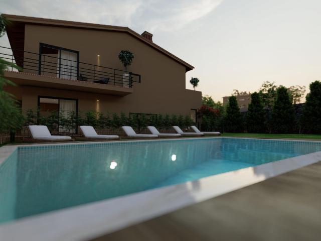 Moradia T1+2 nova construção com jardim e piscina comum em A. 166m² Algoz e Tunes