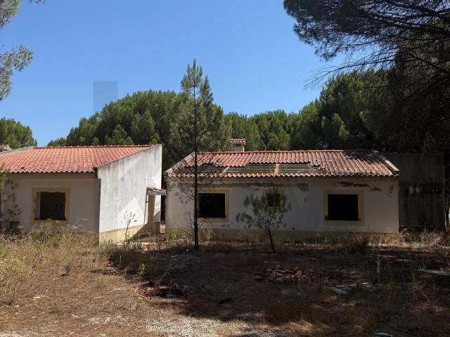 Moradia T2 térrea com 11.295 m² de terreno — Pegões | Para reabilitação total