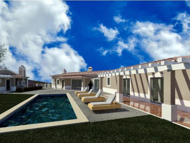 Moradia, T3, c/ piscina e garagem terreno 1197,52m2 Caldas da Rainha