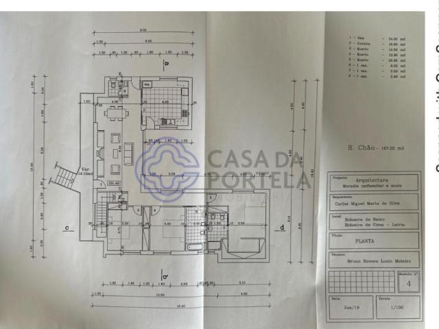 Moradia T3 com garagem em Bidoeira de Cima
