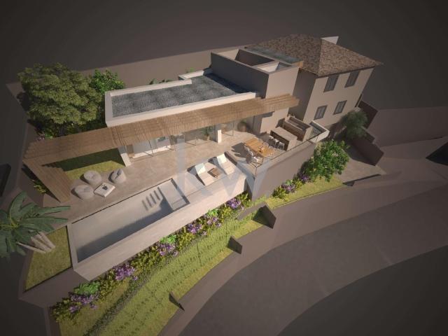 Moradia T3, piscina e solário com vista para o oceano